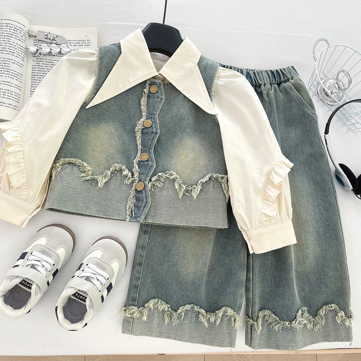 A three-piece girl set