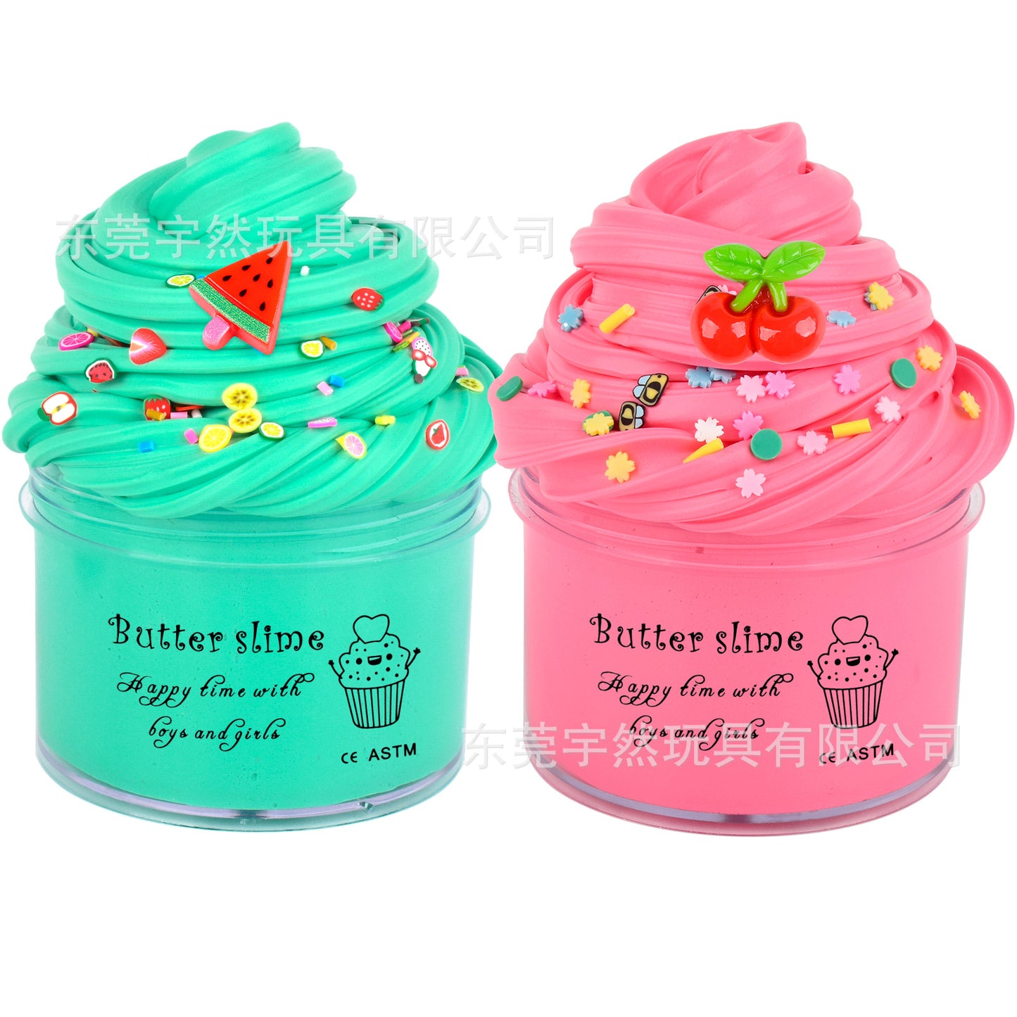 A 60ml Butter Puree Slime Cotton Puree Set