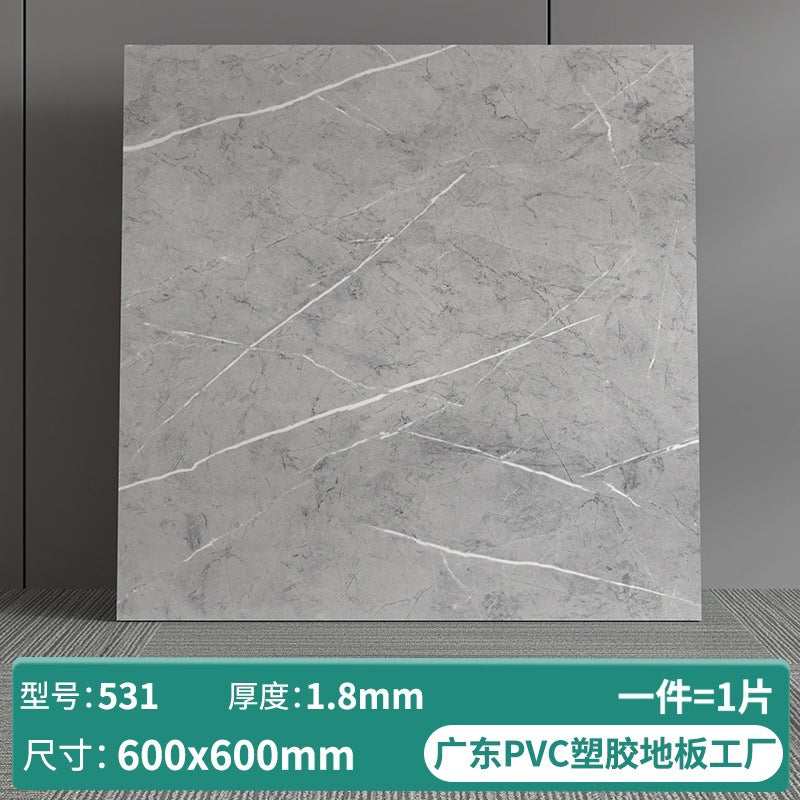 A pvc stone plastic floor self-adhesive plastic floor leather cement floor directly paving renovation wear-resistant waterproof flame retardant