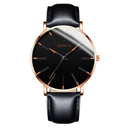 A Geneva Fashion Mesh Strap Watch Men's Watch Colorful Scale Men's Watch Business Quartz Watch Wholesale - Mixbatch