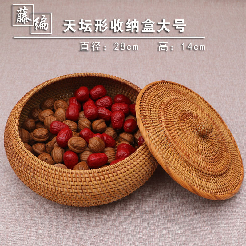 A storage box rattan knitting hand knitting