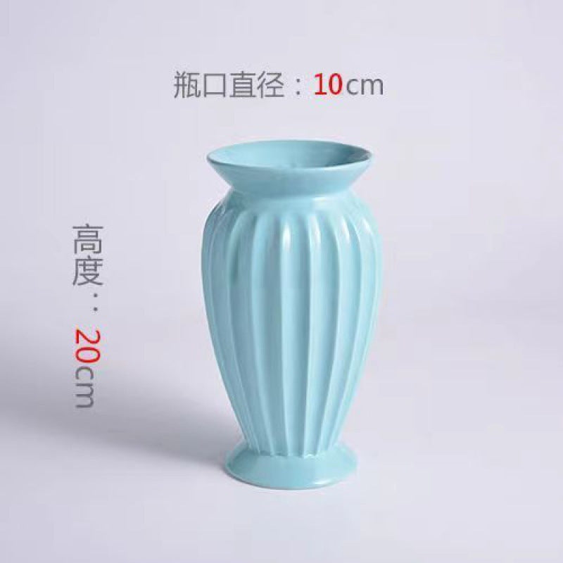 زينة مزهرية خزفية