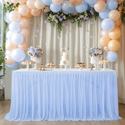 A Table curtain table circumference