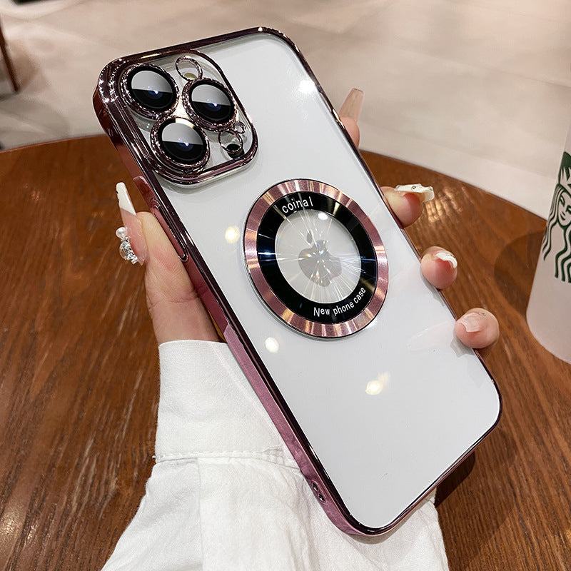 A magnetic phone shell