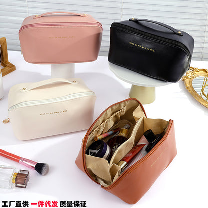 A new bag, cosmetic bag, large-capacity portable multi-functional travel toilet bag, high-value waterproof storage bag