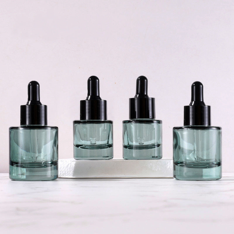 A dark green dark dropper bottle essential oil essence DIY high-end sub-packaging empty bottle - Mixbatch