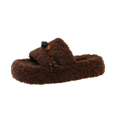 A plush slipper