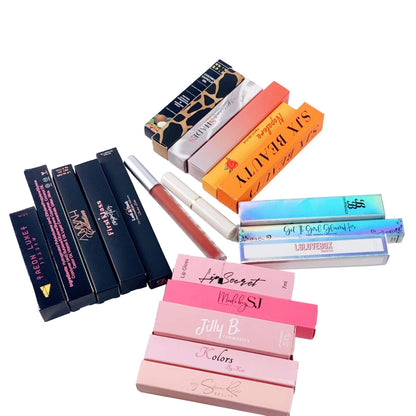 A Youfan white card bronzing gift packaging box custom mask cosmetic carton kraft paper corrugated box wholesale MOQ: 3000PIECE - Mixbatch