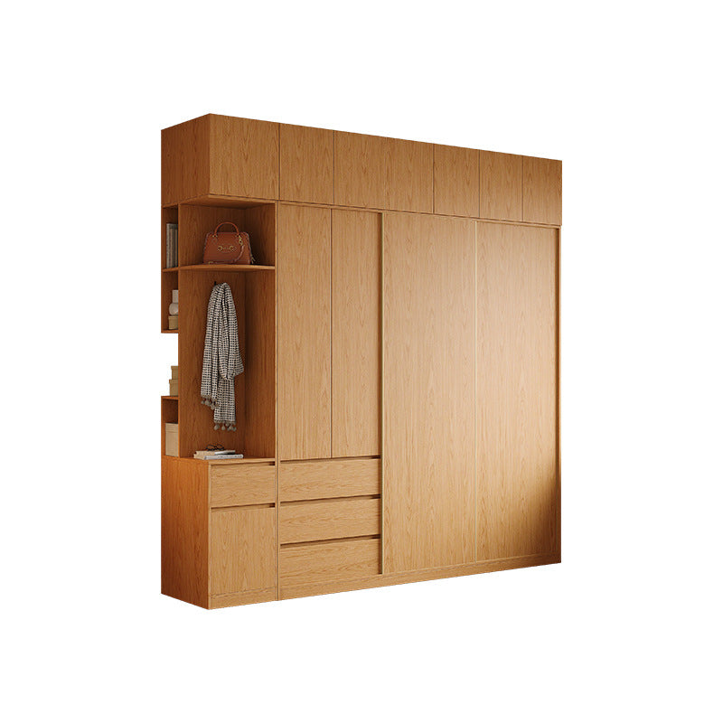 A melamine finish for oak wardrobe
