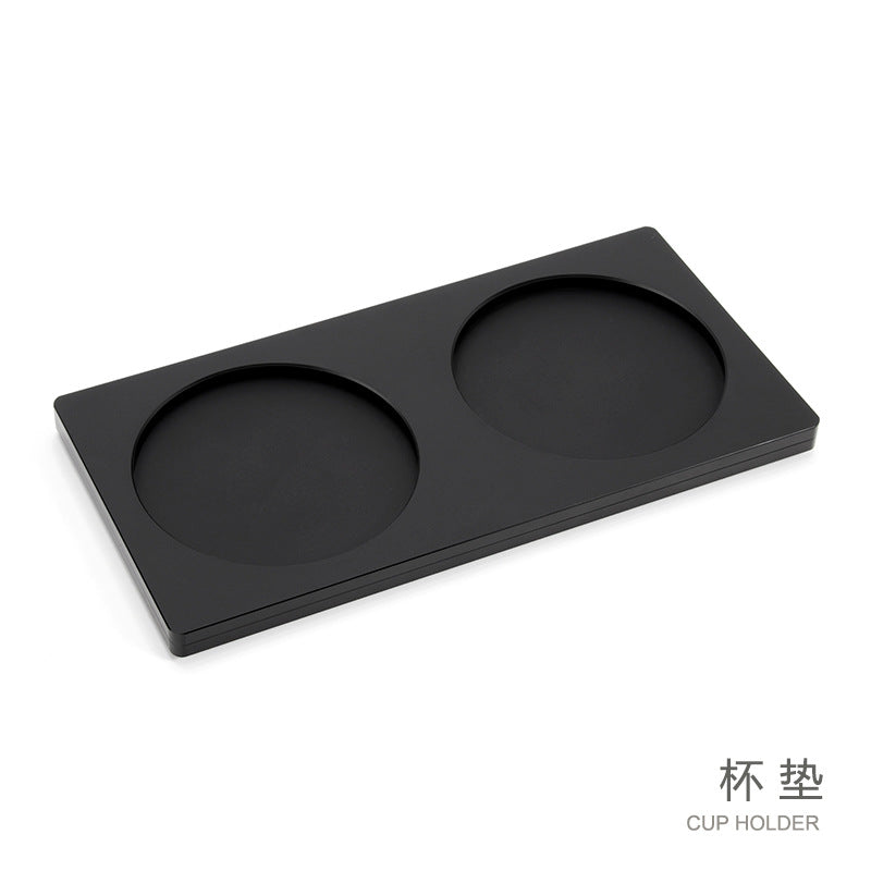 Acrylic hotel toiletries storage box bathroom sink disposable toothbrush storage box tray tissue box