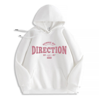 A hooded sweater