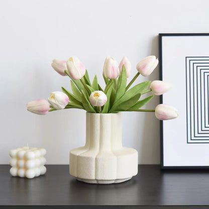 A ceramic vase ornament