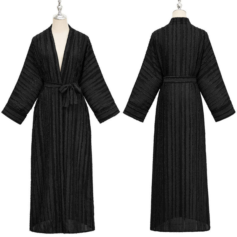 Factory spot cross-border supply 2024 new Middle Eastern Muslim outfit fashion temperament elegant dress robe - Mixbatch
