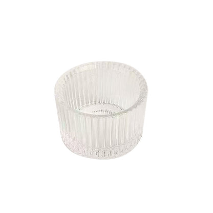 A Transparent glass candle cup Hot-selling candle holder cup Popular candle cup Empty glass aromatherapy cup