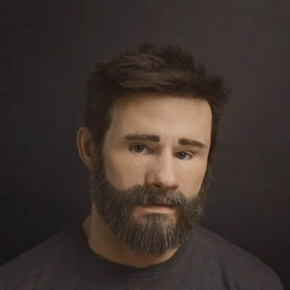 A Breaking Bad old white mask bald old man latex hood Halloween Cosplay funny props