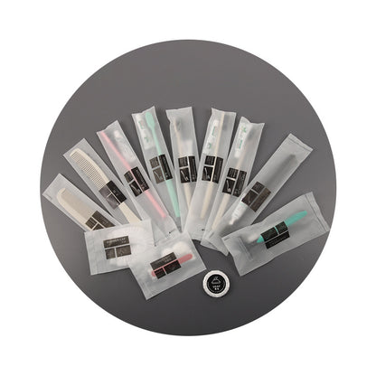 مجموعة أدوات النظافة الشخصية الفندقية للاستخدام مرة واحدة 