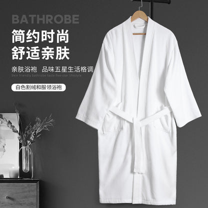 Star hotel bathrobes for men and women in all seasons, adult bathrobes, water-absorbing quick-drying, for B & B and inns