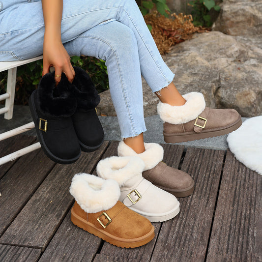A plush boot