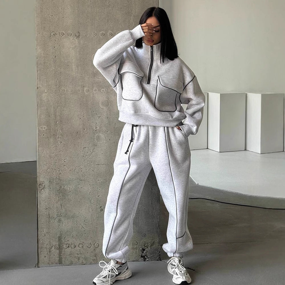 A autumn and winter casual suit