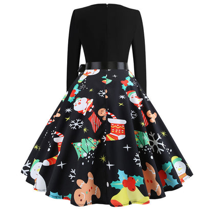 A christmas floral dress