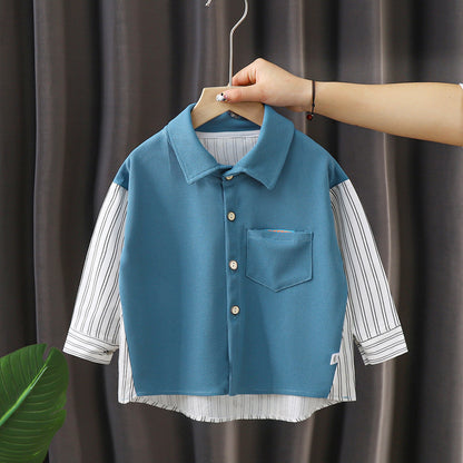 A Boys Long Sleeve Shirt