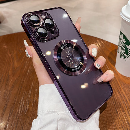 A magnetic phone shell