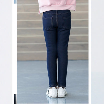 A children's fleece leggings