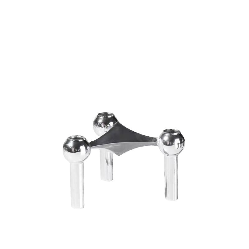 A tripod candlestick alloy decorative ornament