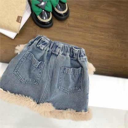 A children's top and skirt