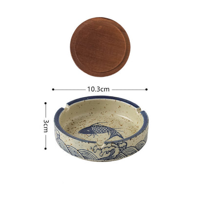 New Chinese ceramic ashtray