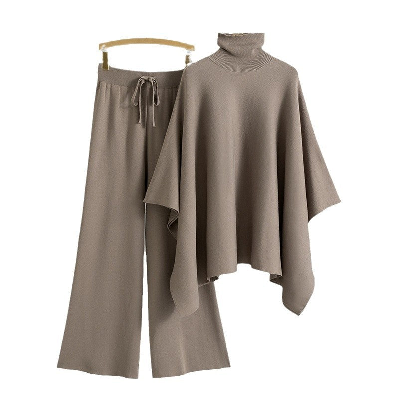 A knitted sweater set