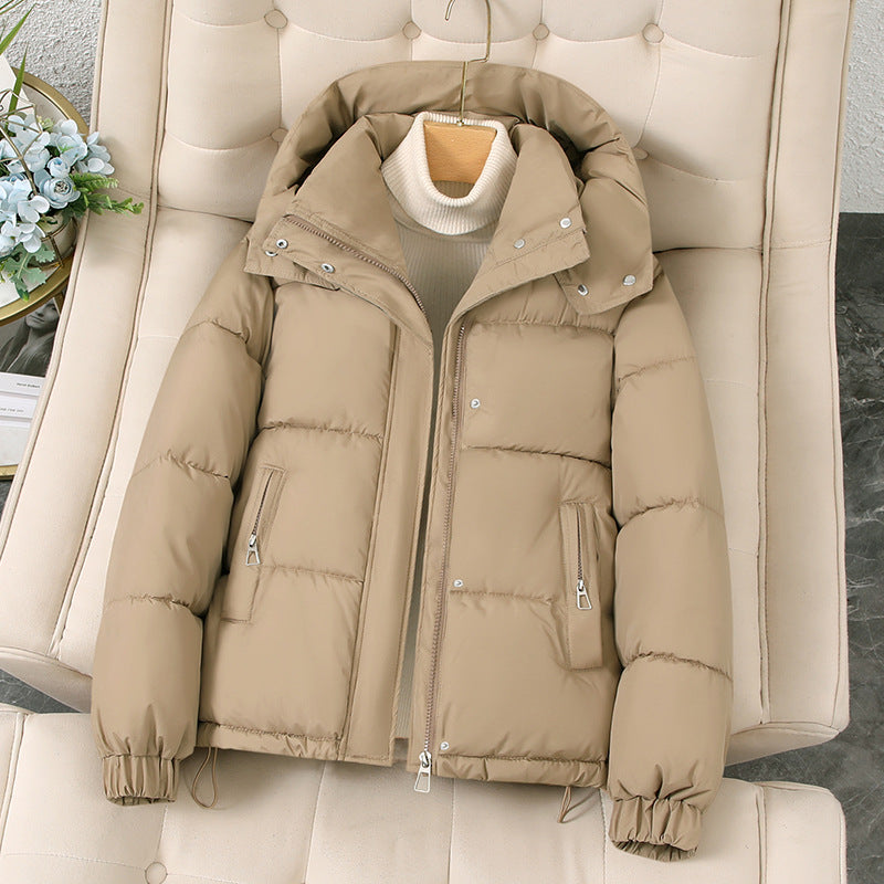A hooded jacket
