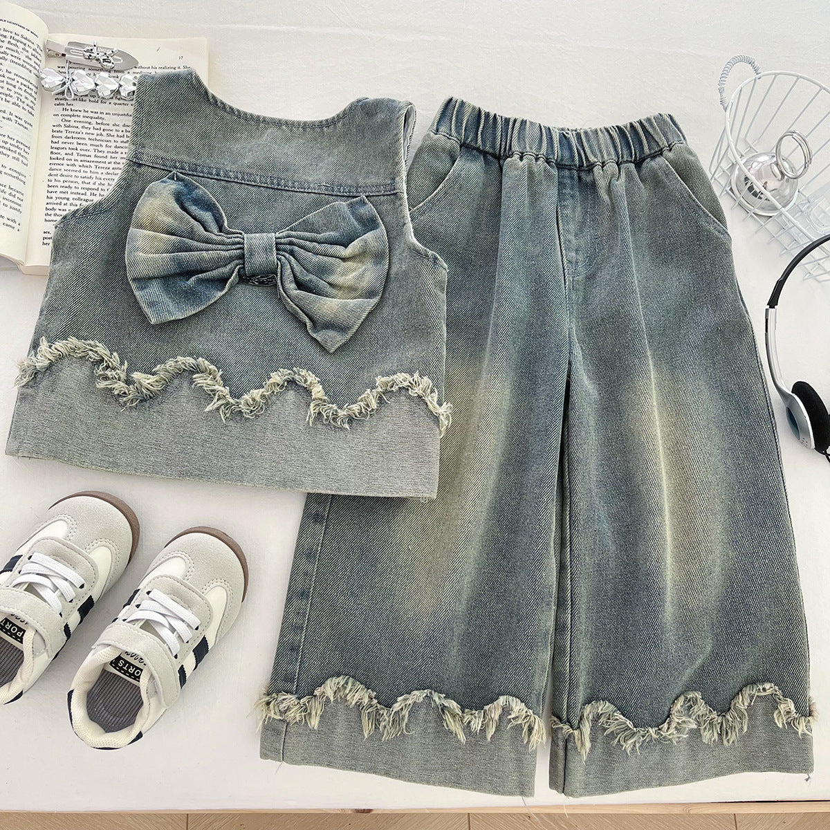 A three-piece girl set