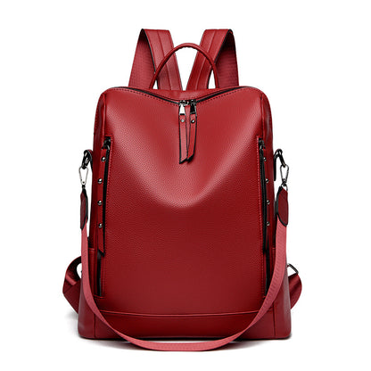 A new fashionable versatile student schoolbag large capacity outdoor backpack outdoor travel bag