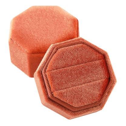A flannel jewelry box