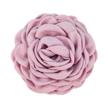 A Caro9cm Internet celebrity with the same baked edge hair grab flower 12cm Lolis burnt edge flower with brooch hairpin pin - Mixbatch