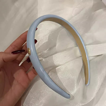 A retro gold label colored headband women's high sense exquisite versatile high cranial top face wash headdress