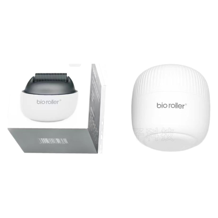 بكرة بيو رولر G4 المحمولة ذات الإبر الدقيقة لنمو شعر اللحية، بكرة يدوية بـ 1200 إبرة 