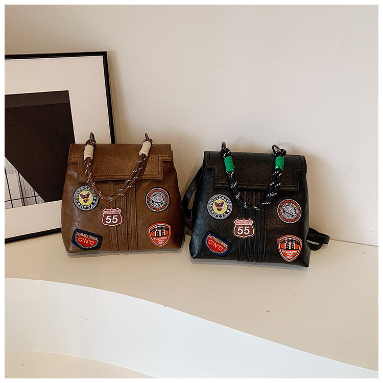A pattern backpack
