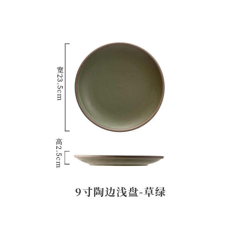 A Western food plate ceramic tableware