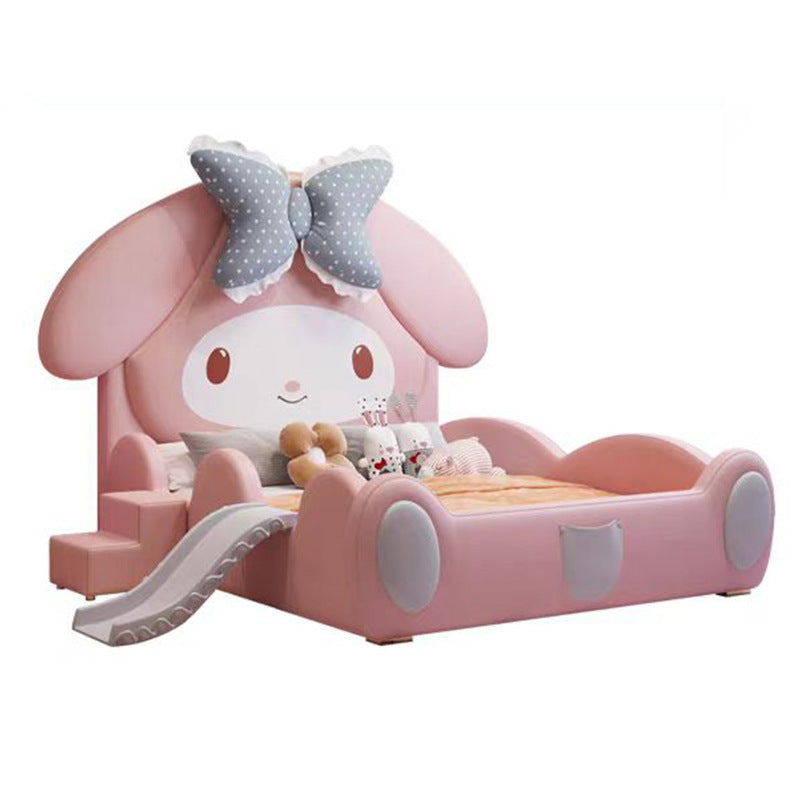 P cartoon bed girl child bed girl with guardrail 2_1 single bed princess room princess style home