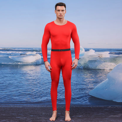 A autumn and winter silk wool thermal underwear female couple German velvet heating thickened primer long johns set wholesale - Mixbatch