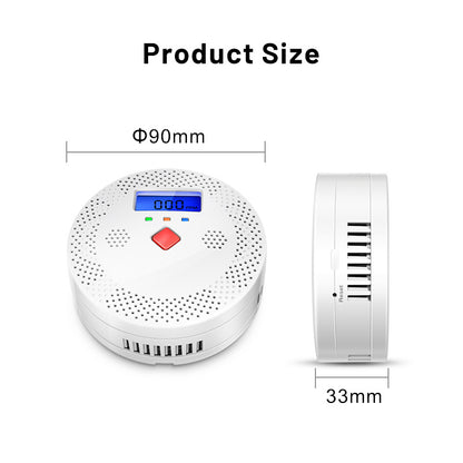 A Graffiti Smart WiFi Carbon Monoxide Gas Detector CO Detector Home Security Gas Leak Alarm