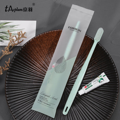 Hotel disposable toiletries set Hotel consumables Room special toothpaste Toothbrush