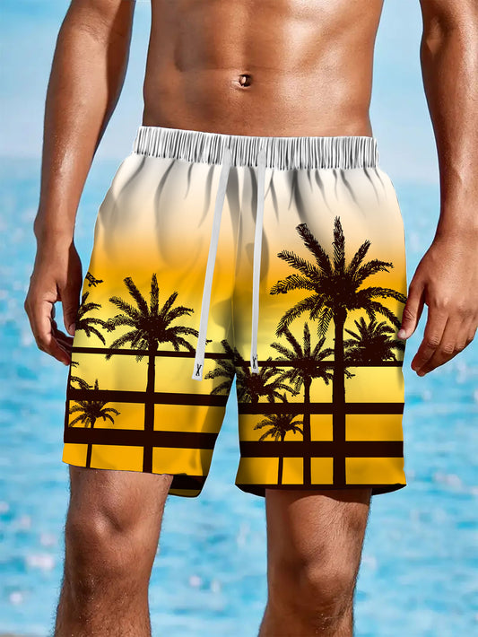 A men's loose beach pants