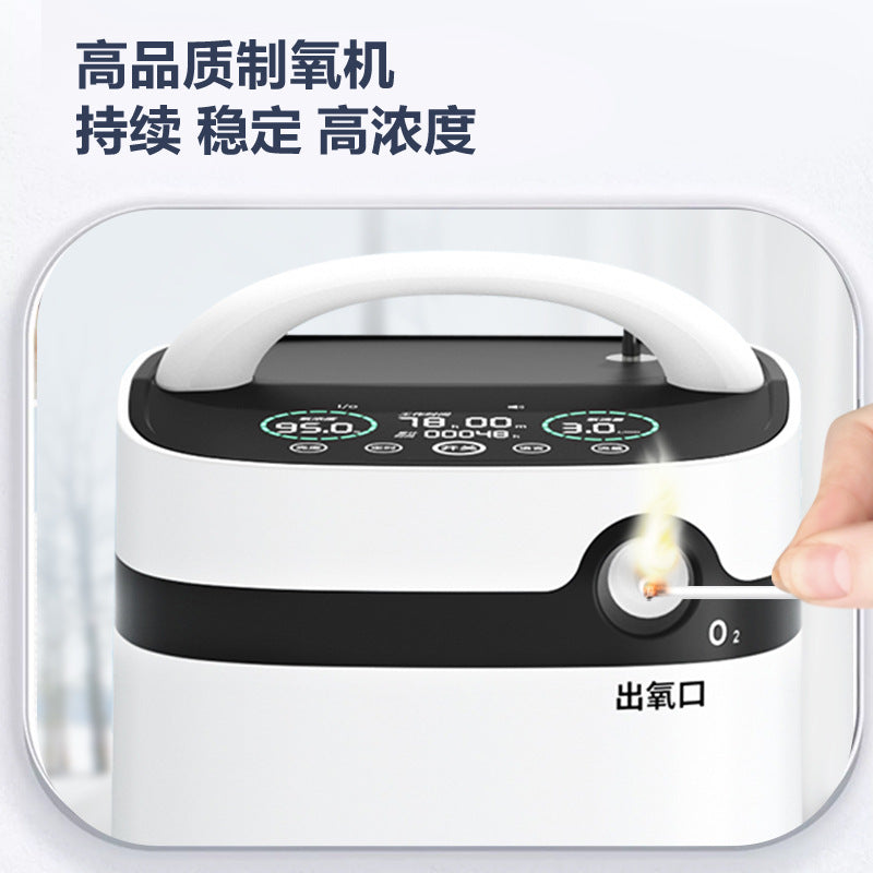 A 9L Oxygen Concentrator for Plug-in Use with EU Standard Plug