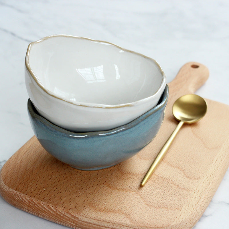 A Creative Personality Ceramic Plate Nordic Tableware Hotel Western Food Plate Steak Pasta Plate Salad Bowl