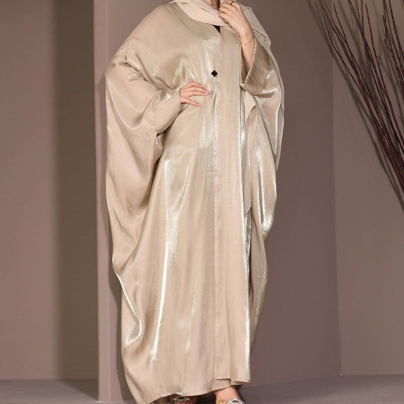 New AliExpress Middle East Muslim Clothing Fashion Elegant Cardigan Dress Robe - Mixbatch
