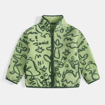 A children's warm fleece jacket for winter