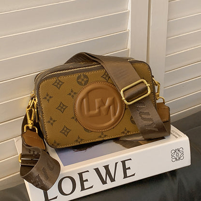 A new Korean version of temperament camera bag versatile women's high-end texture fashion shoulder messenger bag - Mixbatch